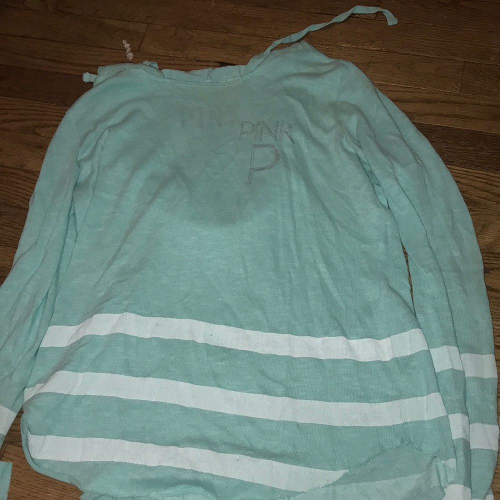 Blue hoodie